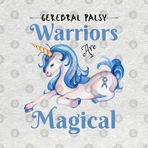 Cerebral Palsy Warriors Are Magical, Cute Green Unicorn by JustBeSatisfied